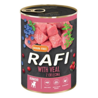 Rafi Junior - teľacina, brusnice, čučoriedky 400g